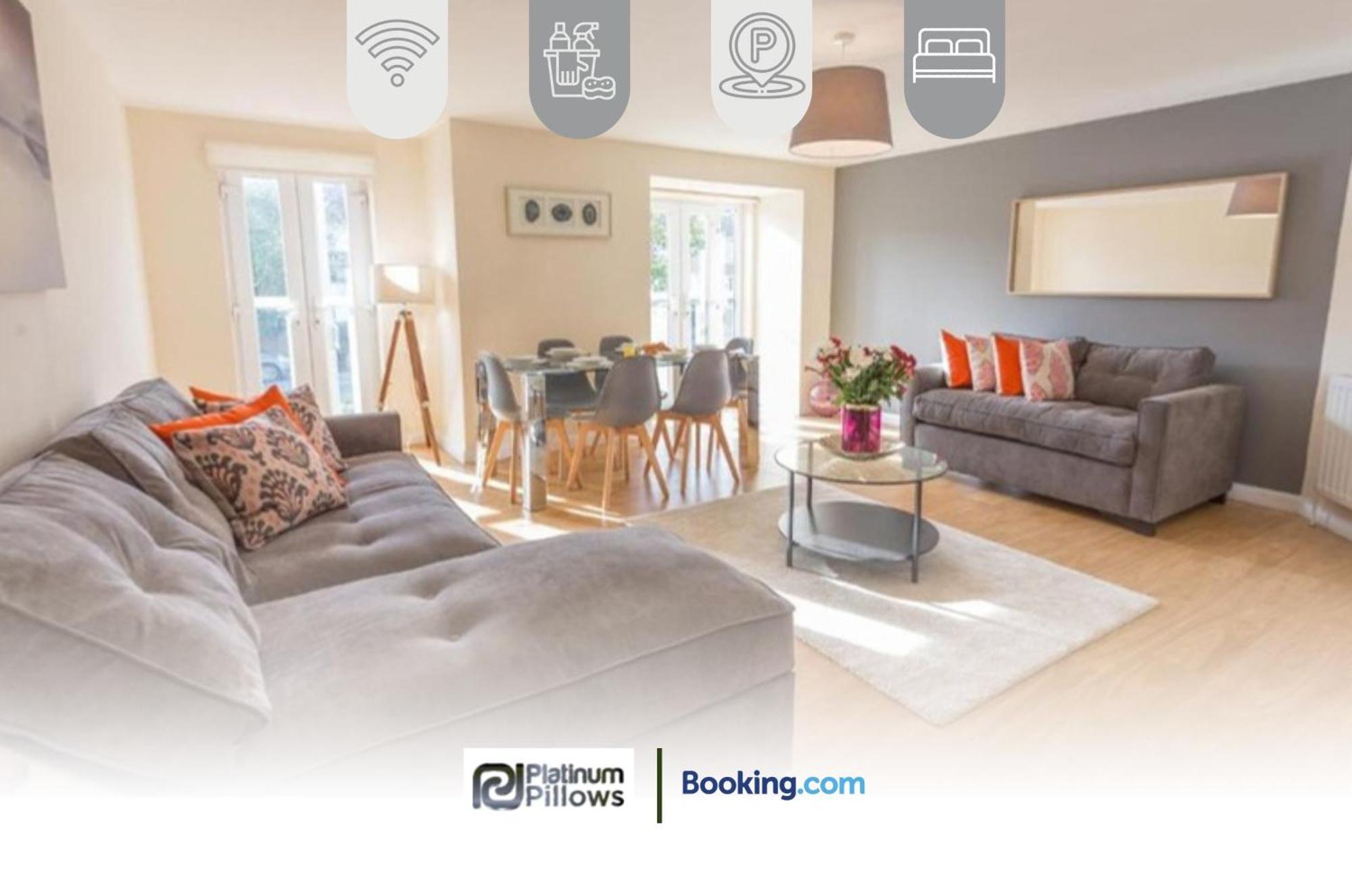 Modern Oxford 2 Bedroom Apartments, Families & Contractor Accommodation, Near John Radcliffe Hospital Экстерьер фото