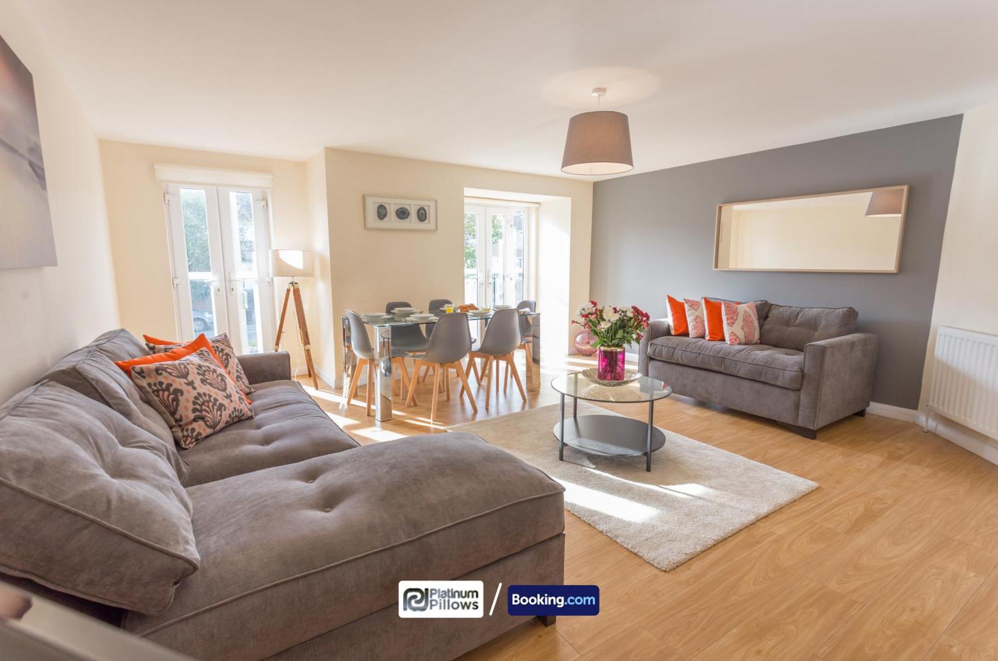 Modern Oxford 2 Bedroom Apartments, Families & Contractor Accommodation, Near John Radcliffe Hospital Экстерьер фото