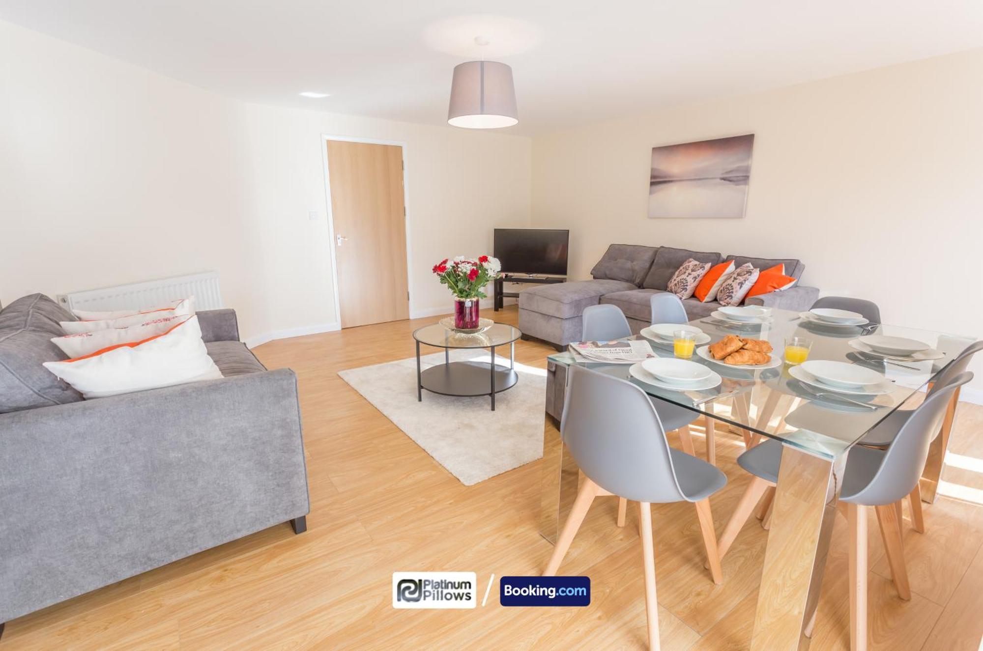 Modern Oxford 2 Bedroom Apartments, Families & Contractor Accommodation, Near John Radcliffe Hospital Экстерьер фото